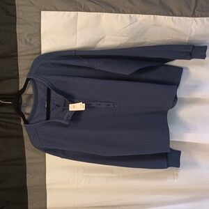 Aerie Henley sweatshirt - navy blue